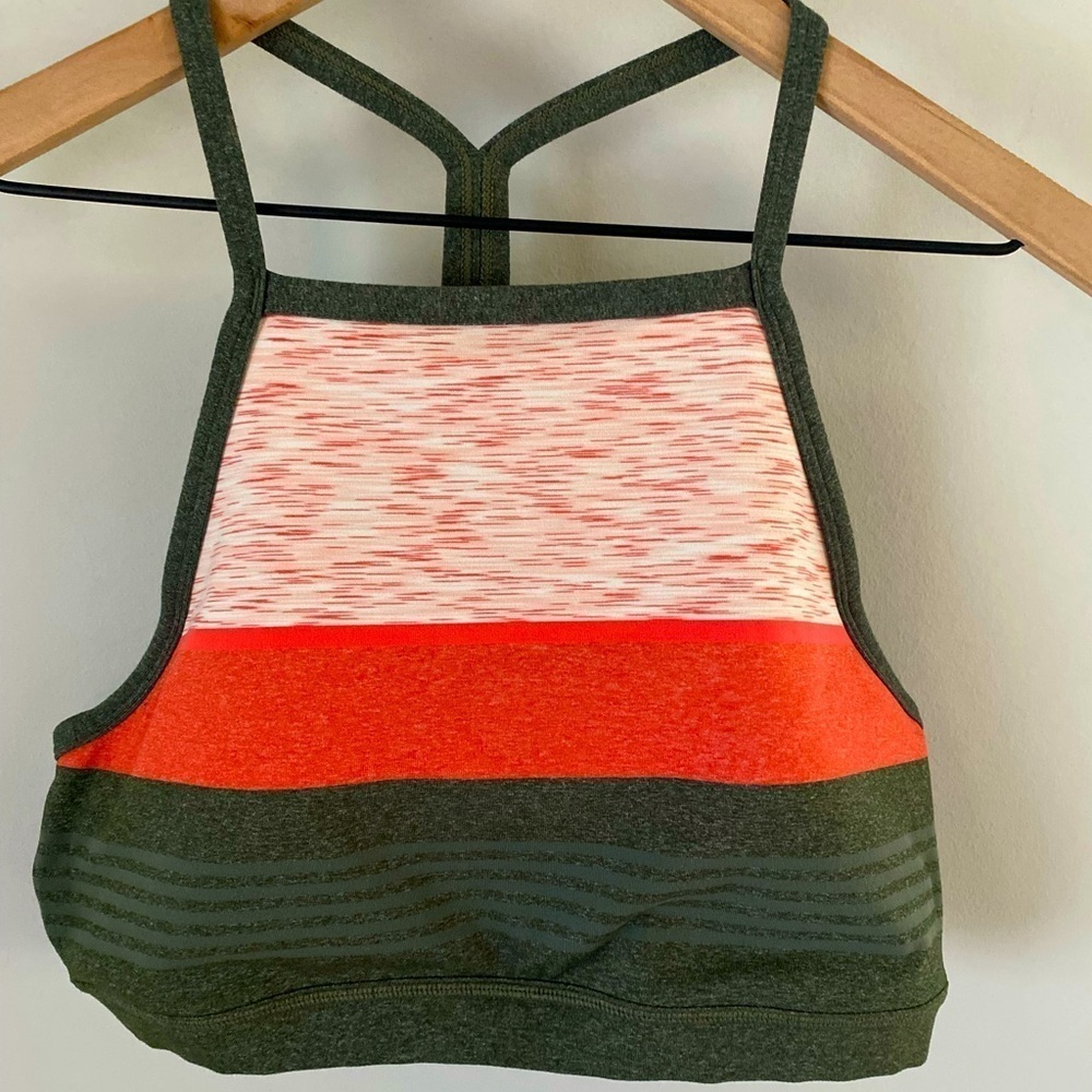 Prana BUILT IN PADDED BRA Sports Bra XL Bralette  High Neck Super Soft!